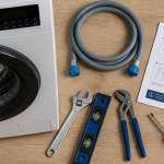 installer machine à laver avec outils et fiche technique
