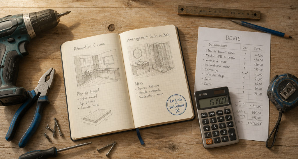 lelabdubricoleur formation bricolage prix outils carnet