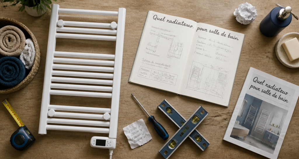 quel radiateur pour salle de bain sur plan de travail