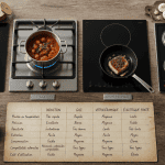 quelle plaque de cuisson choisir, induction gaz vitrocéramique côte à côte