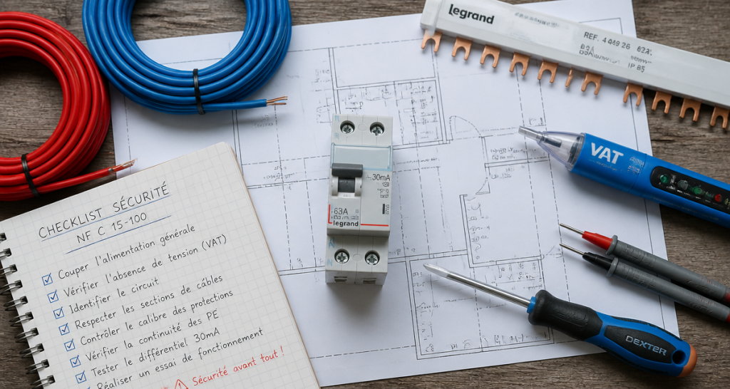 schema branchement disjoncteur différentiel 30ma checklist
