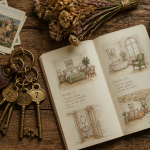 boutique hotel def clés vintage bureau