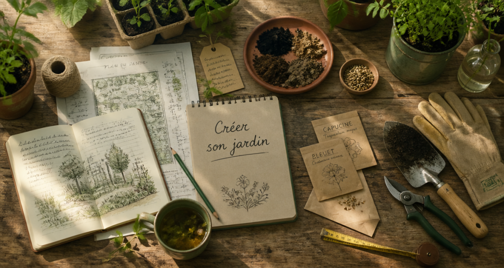 jardin comment faire bureau jardinage plans outils