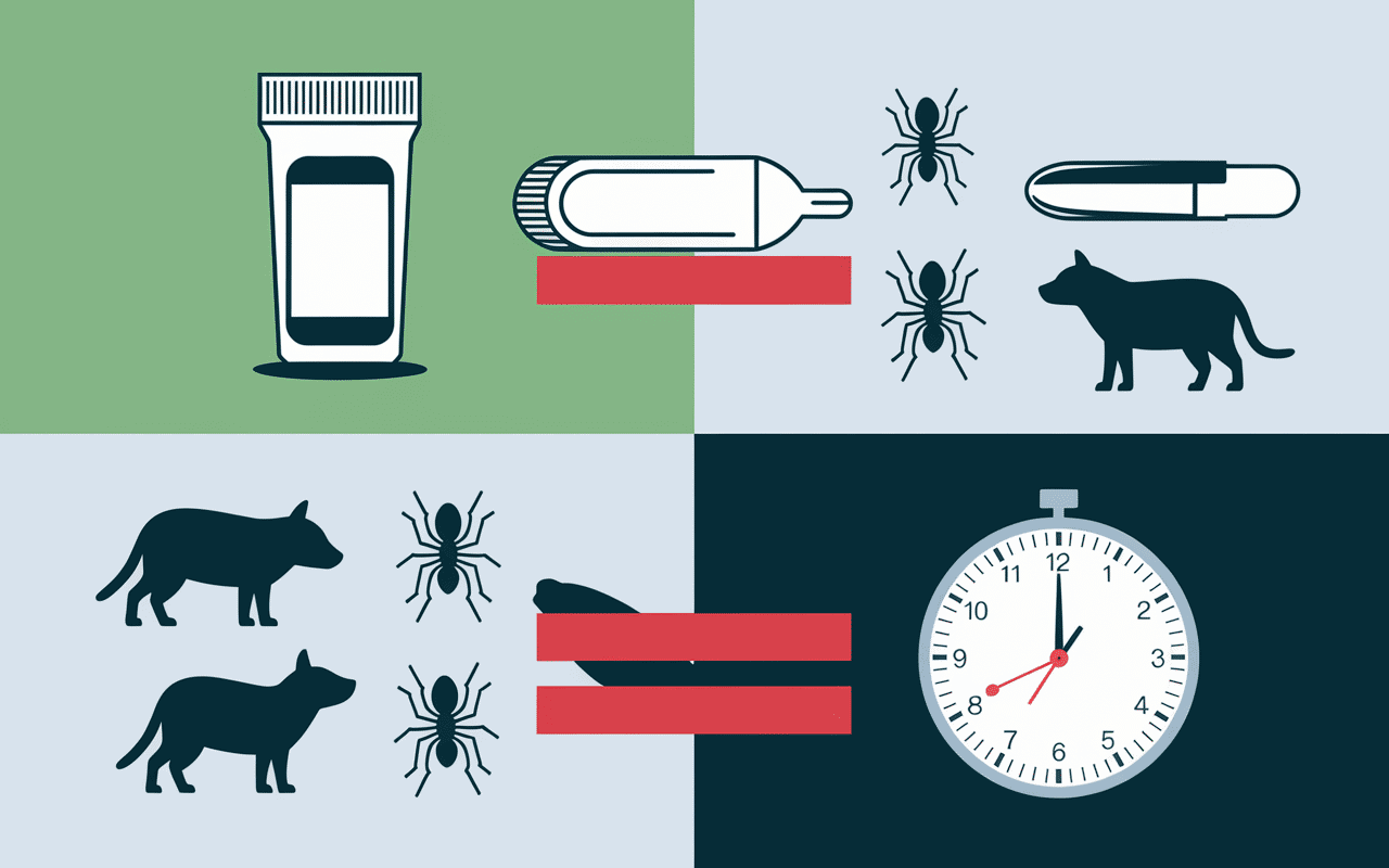 comparatif credelio chat comprimé pipette puces tiques
