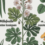 illustration achillée millefeuille confusion plantes toxiques