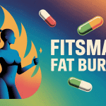 illustration fitsmart fat burner silhouette transformation