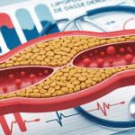 Illustration lipoprotéine de basse densité artères plaques