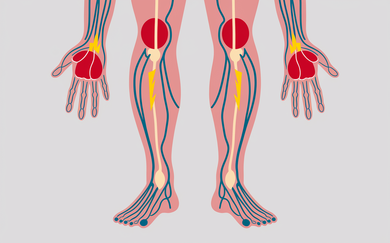 Schéma douleur neuropathie des petites fibres espérance de vie