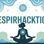 Illustration respirhacktion meditation poumons lumineux