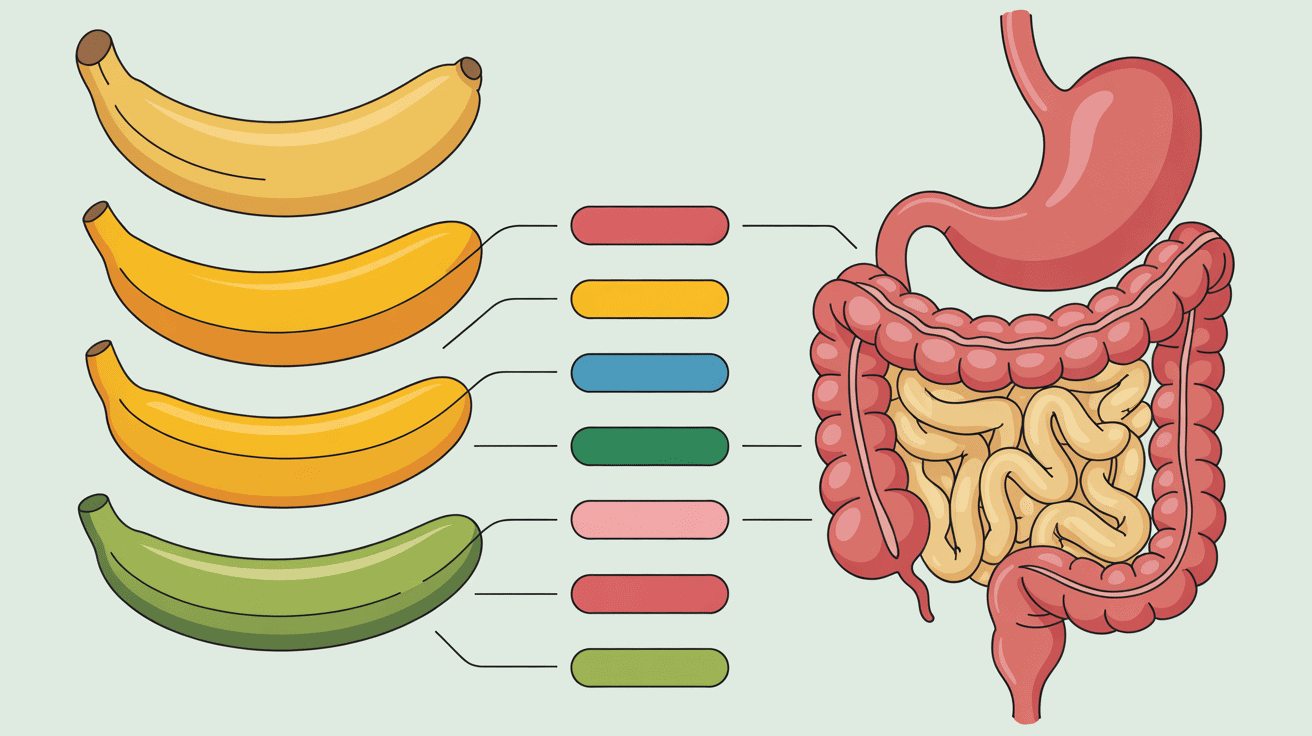 banane constipation effets digestifs maturité