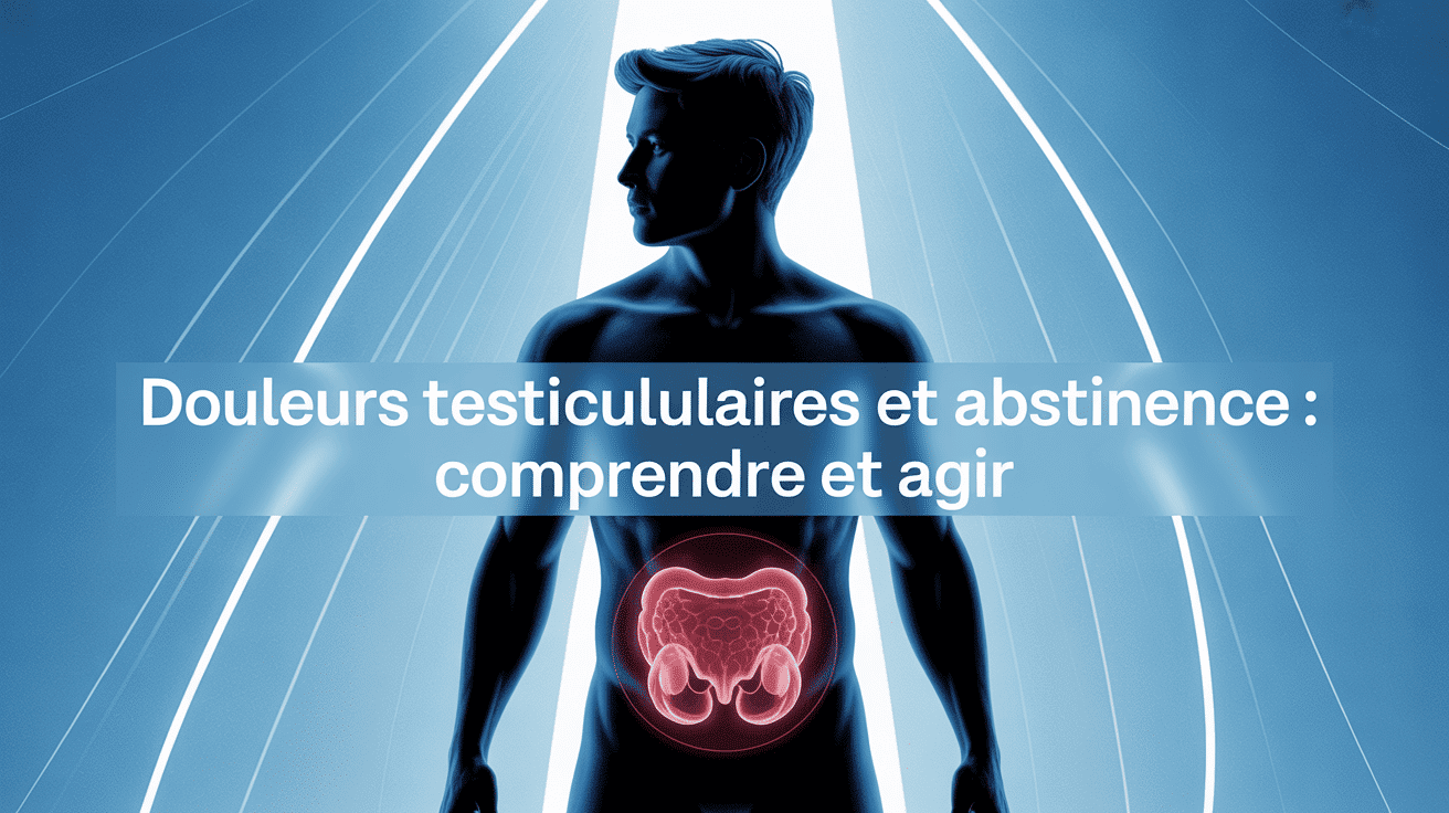 illustration douleur testicule manque de rapport