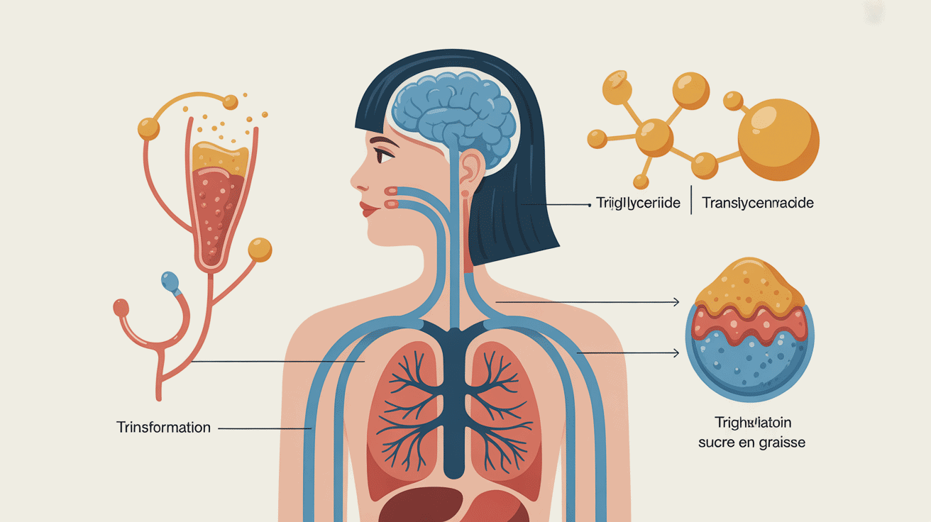 Schema role triglycerides faire baisser en une semaine