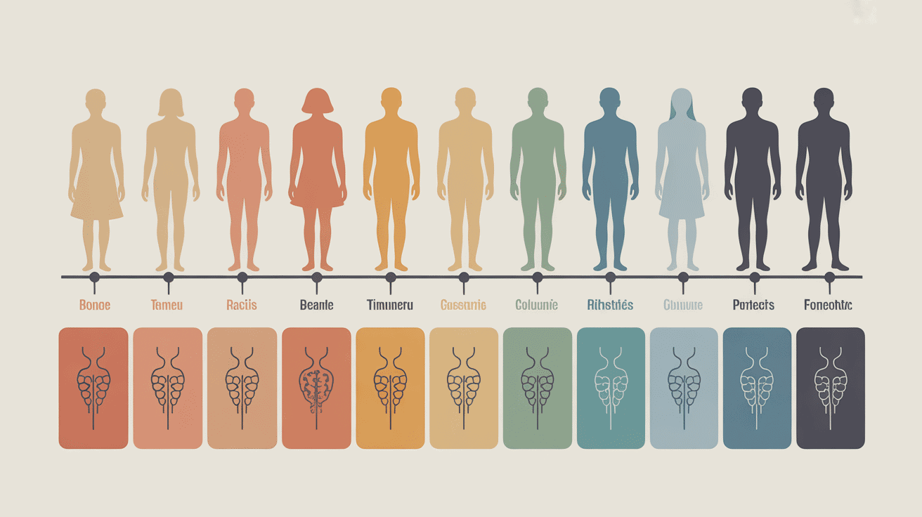 Schéma grain de fordyce évolution âge