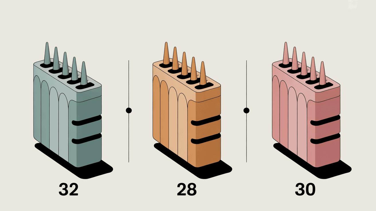 Variations nombre de dents adulte infographie