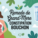 remède de grand-mère constipation bouchon silhouette système digestif éléments naturels
