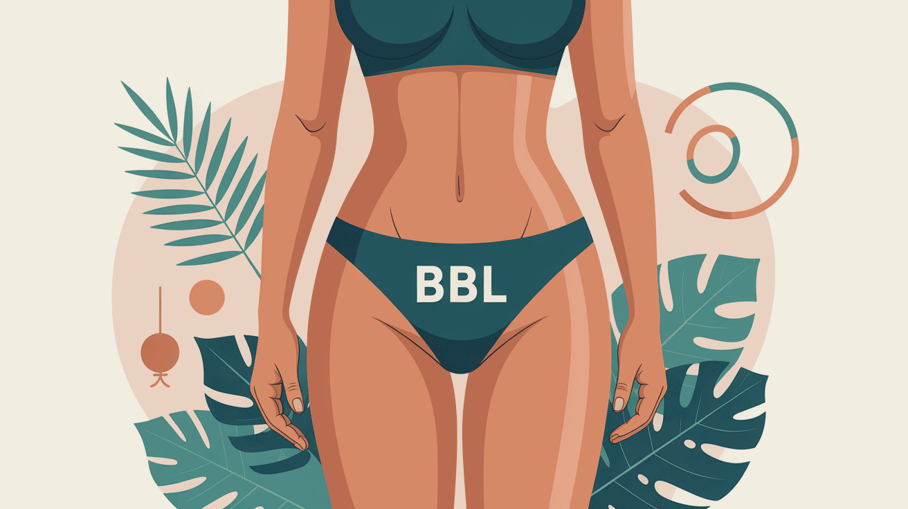 Illustration avant après bbl