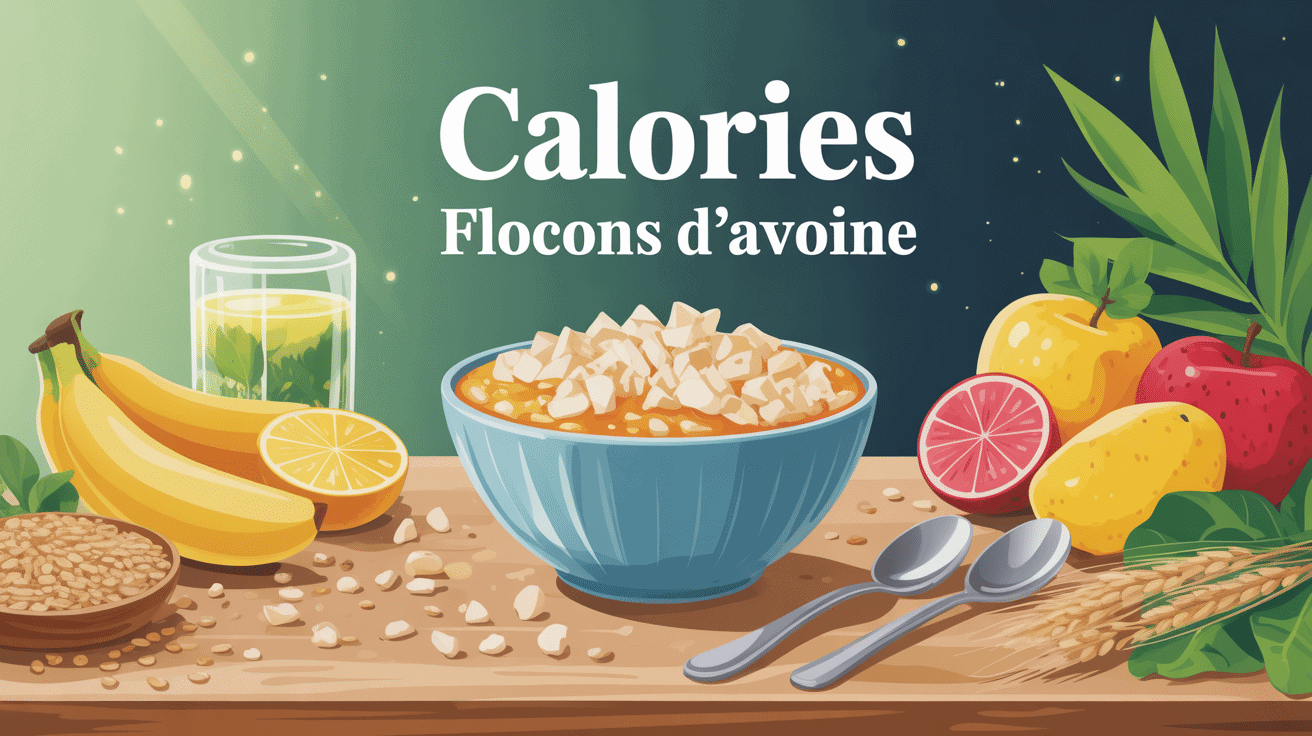 calorie flocon d avoine bol appetissant fruits frais