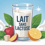 illustration lait sans lactose nutrition et digestion