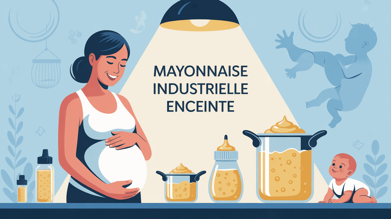 mayonnaise industrielle enceinte mère pots mayonnaise