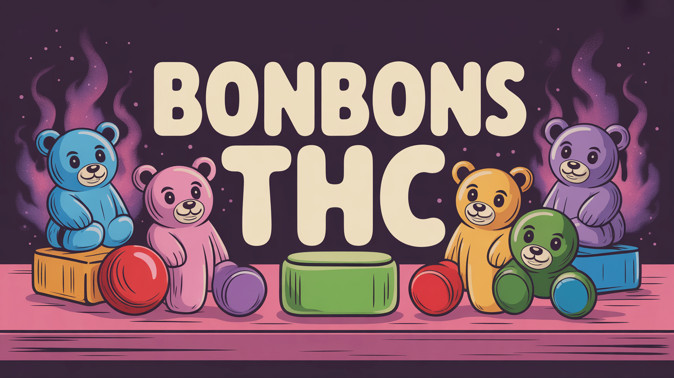image bonbons thc oursons gélifiés danger psychoactif
