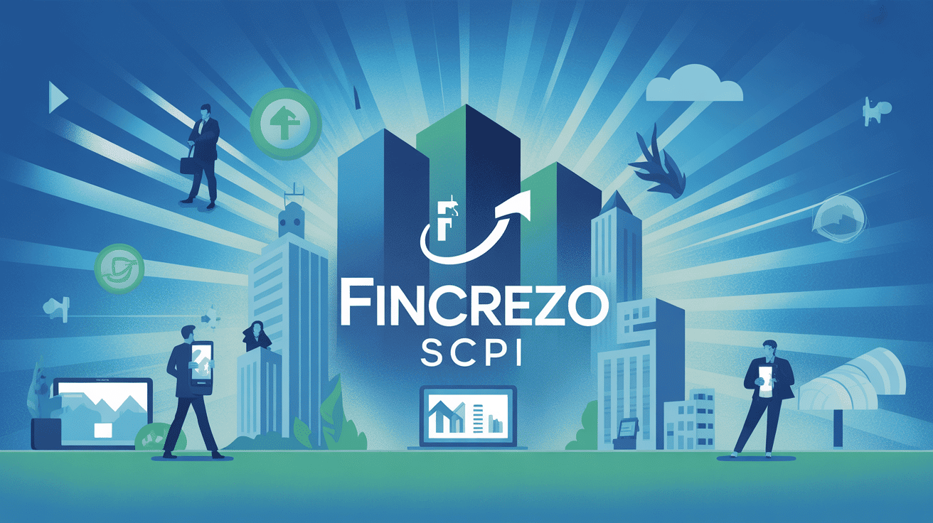 fincrezo illustration investissement immobilier digitalisé