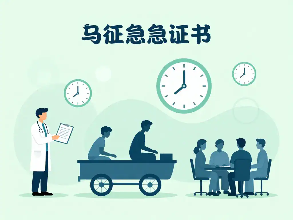 physician emergency certificate étapes acteurs transfert