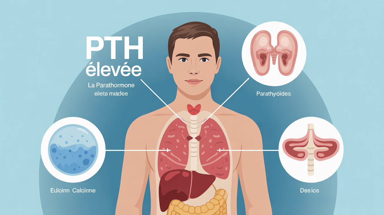 Illustration PTH élevée et santé