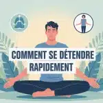 personnage en posture de relaxation comment se detendre rapidement