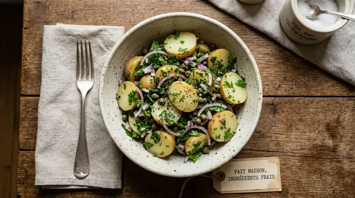 Salade de pommes de terre nouvelles à l'ancienne