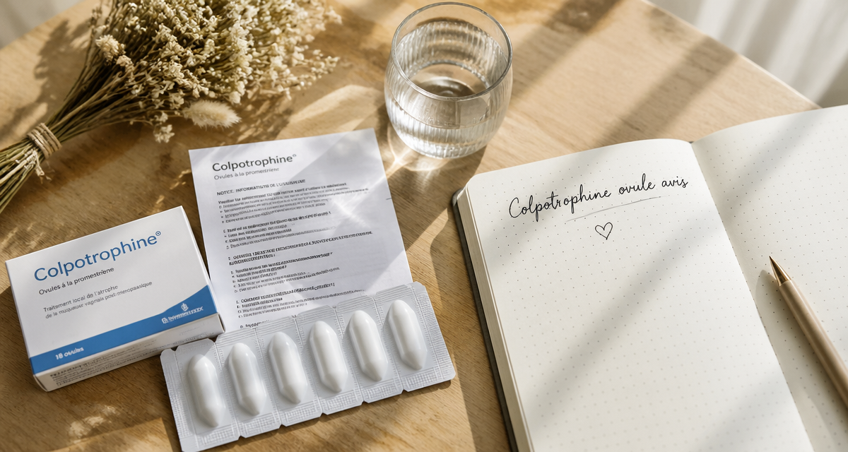 colpotrophine ovule avis sur table en bois