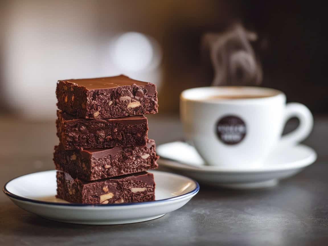 Elevate Your Coffee Time with These 15 Vegan Treats 1 1. Indulgent Vegan Chocolate Avocado Brownies