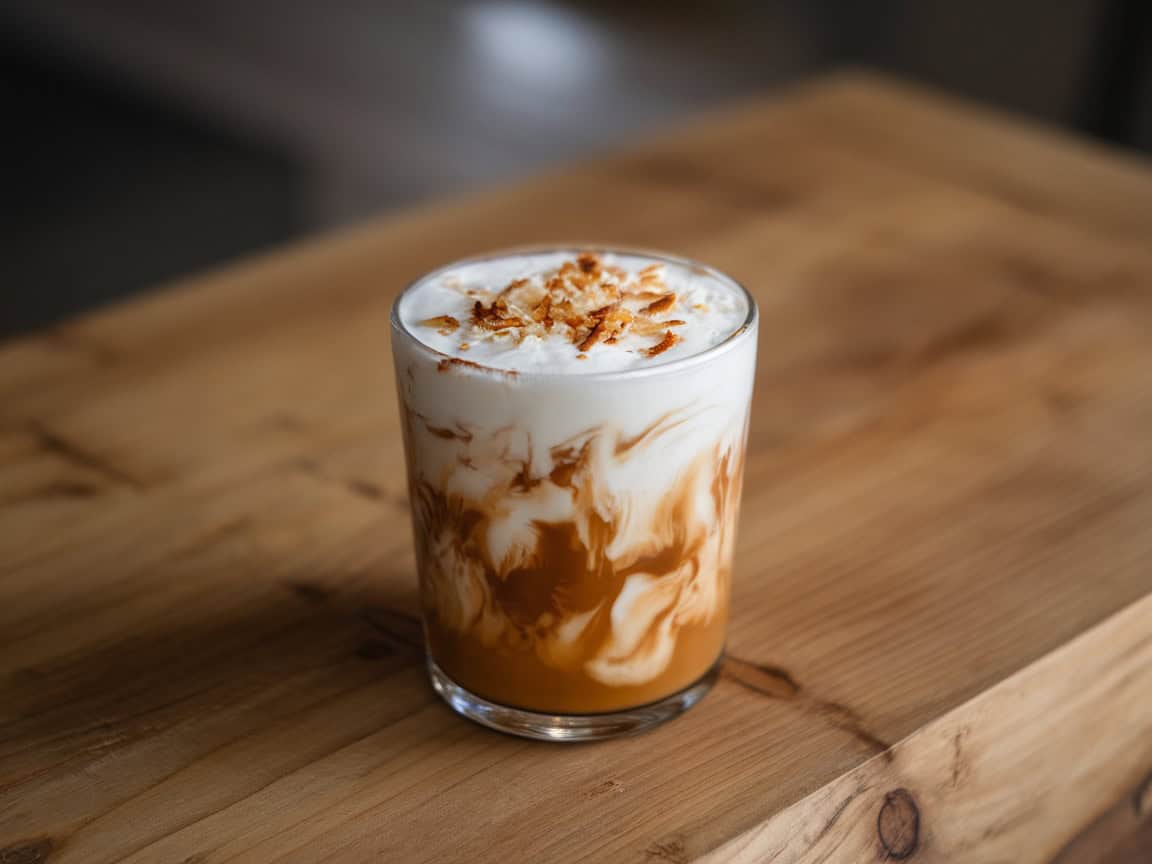 Coffee Meets Confection in These 15 Cold Brew Dessert Drinks 8 8. Coconut Cream Pie Escape