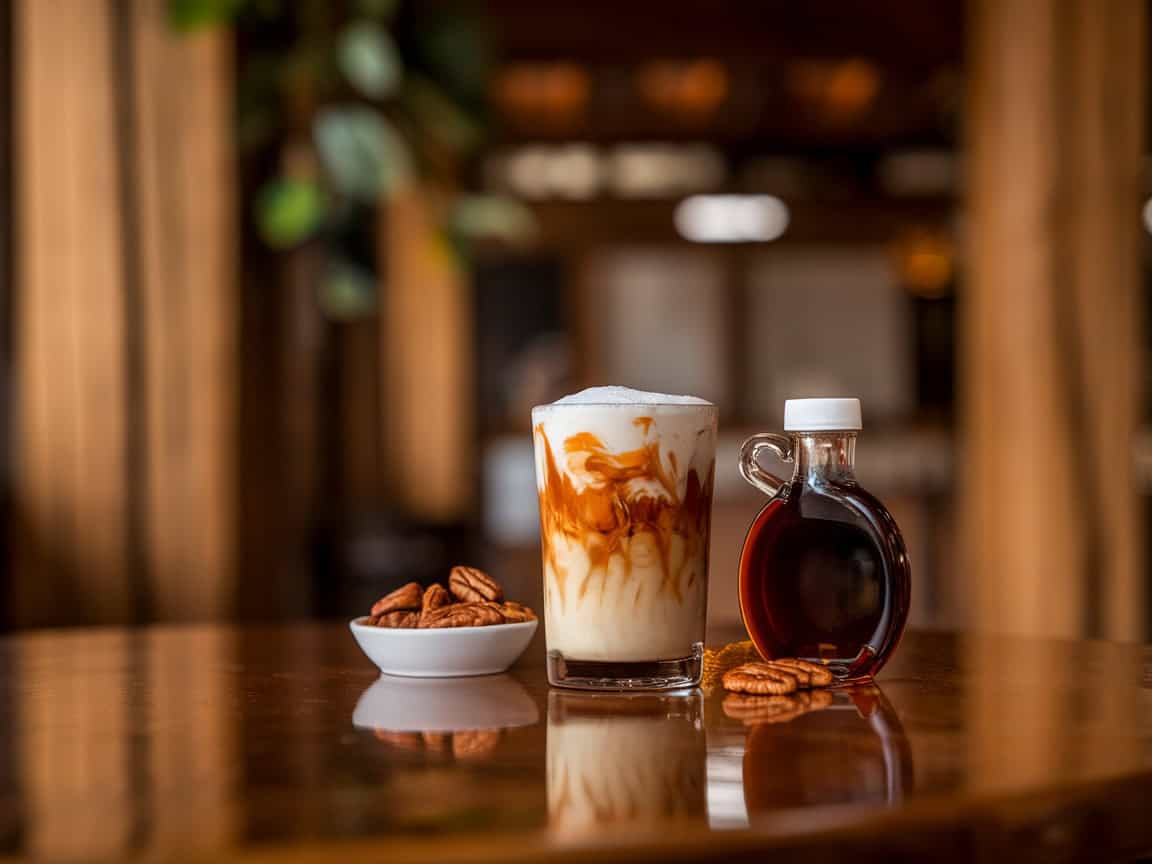 Build Your Best Brew with These 15 Cold Brew Coffee Ideas 10 10. Cozy Maple Pecan Cold Brew