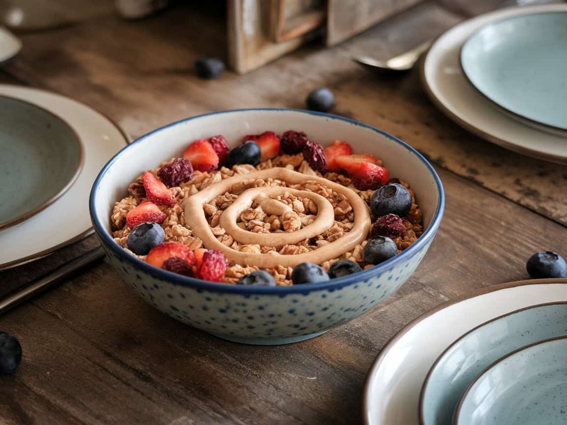 Crunch and Sip with These 15 Coffee-Friendly Granola Recipes 15 15. Almond Butter and Jelly Granola