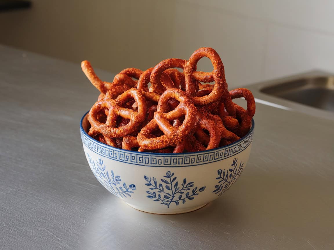 15 Hot and Fiery Snacks to Enjoy with Your Coffee 9 9. Hot and Spicy Pretzels