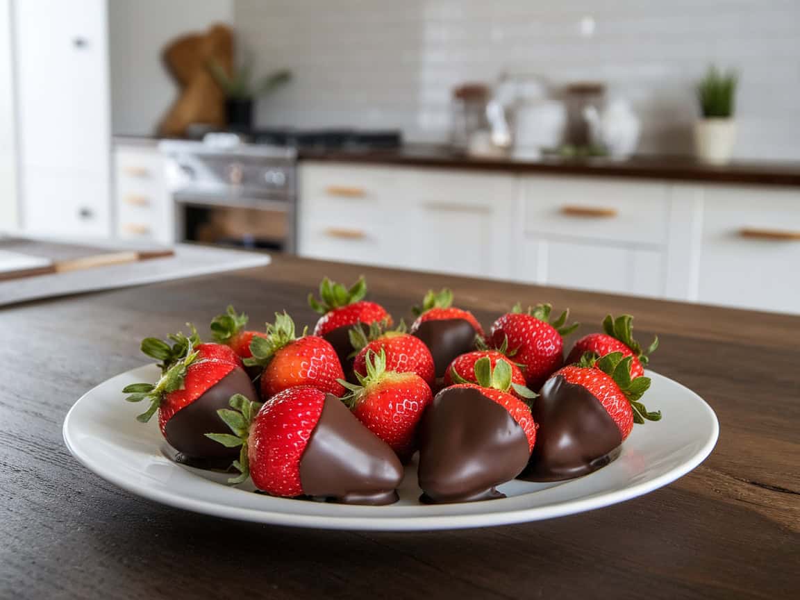 15 Healthy Snacks That Pair Perfectly with Your Coffee Break 5 5. Dark Chocolate-Dipped Strawberries