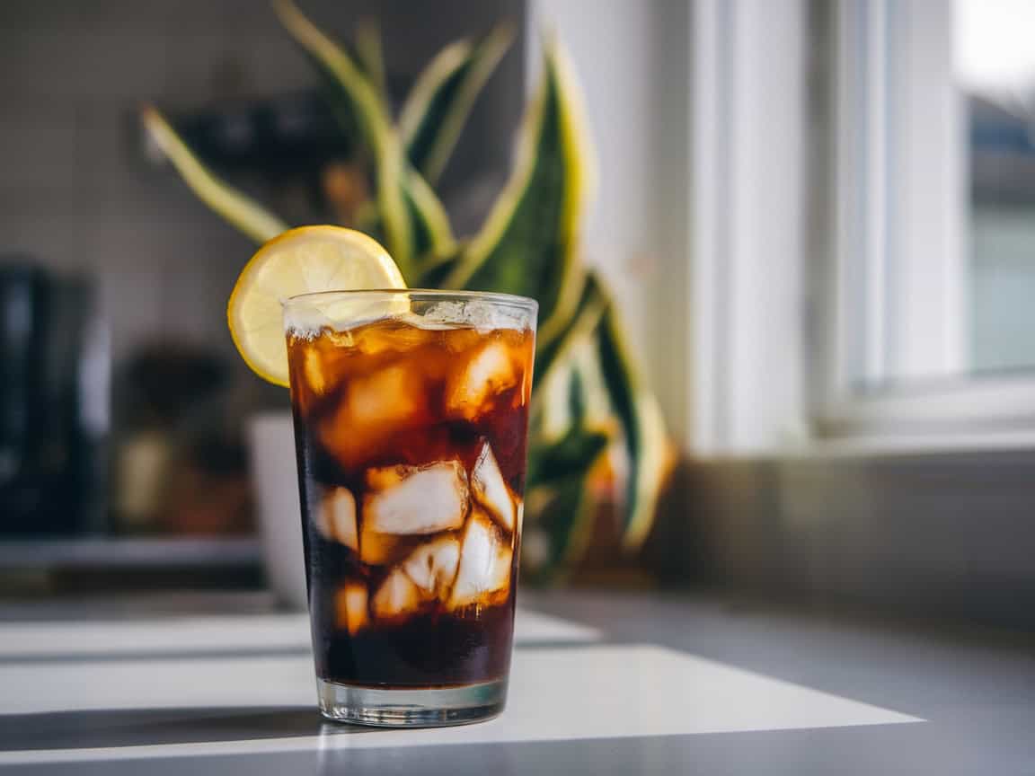 Sweeten Up or Keep It Simple with These 15 Cold Brew Recipes 2 2. Cold Brew Over Ice with Lemon Twist