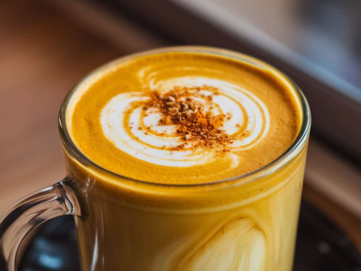 Vegan Lattes Get a Makeover: 15 Coffee Trends to Try Right Now 13 13. Golden Lattes: The Rise of Turmeric Coffee