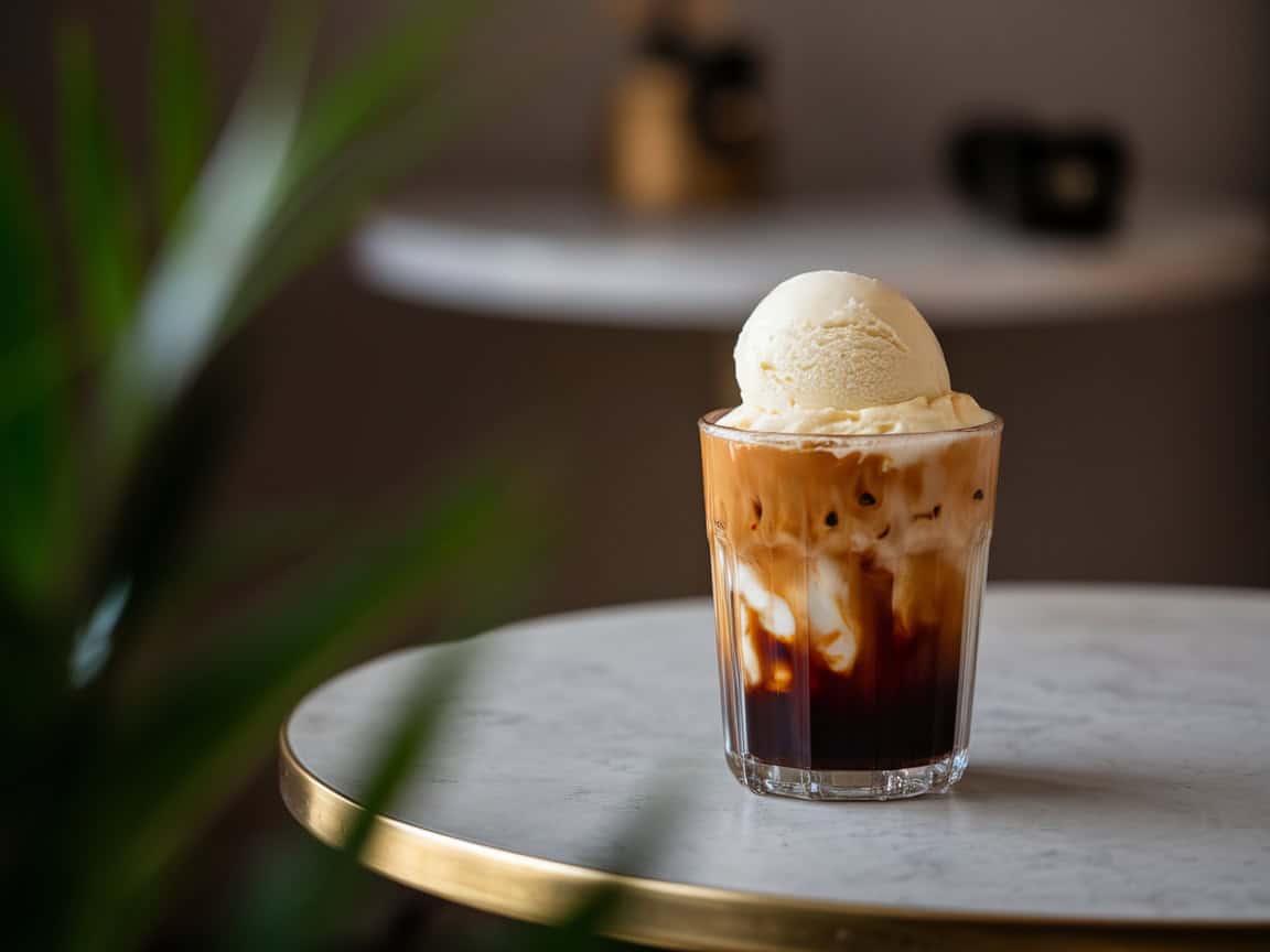 15 Refreshing Treats That Go Perfectly with Iced Coffee for Hot Summer Days 9 9. Coffee Affogato: Gelato Meets Iced Brew
