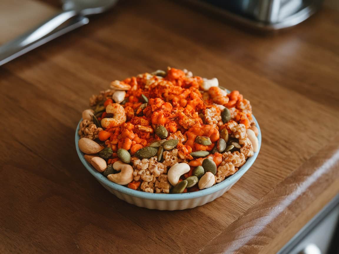 15 Hot and Fiery Snacks to Enjoy with Your Coffee 6 6. Buffalo Spiced Trail Mix