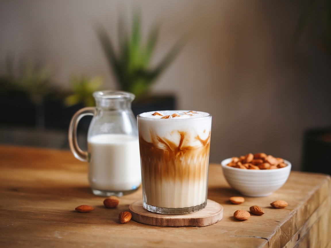 Brew Your Own Perfect Cold Brew with These 15 Recipes 7 7. Almond Milk Cold Brew Latte
