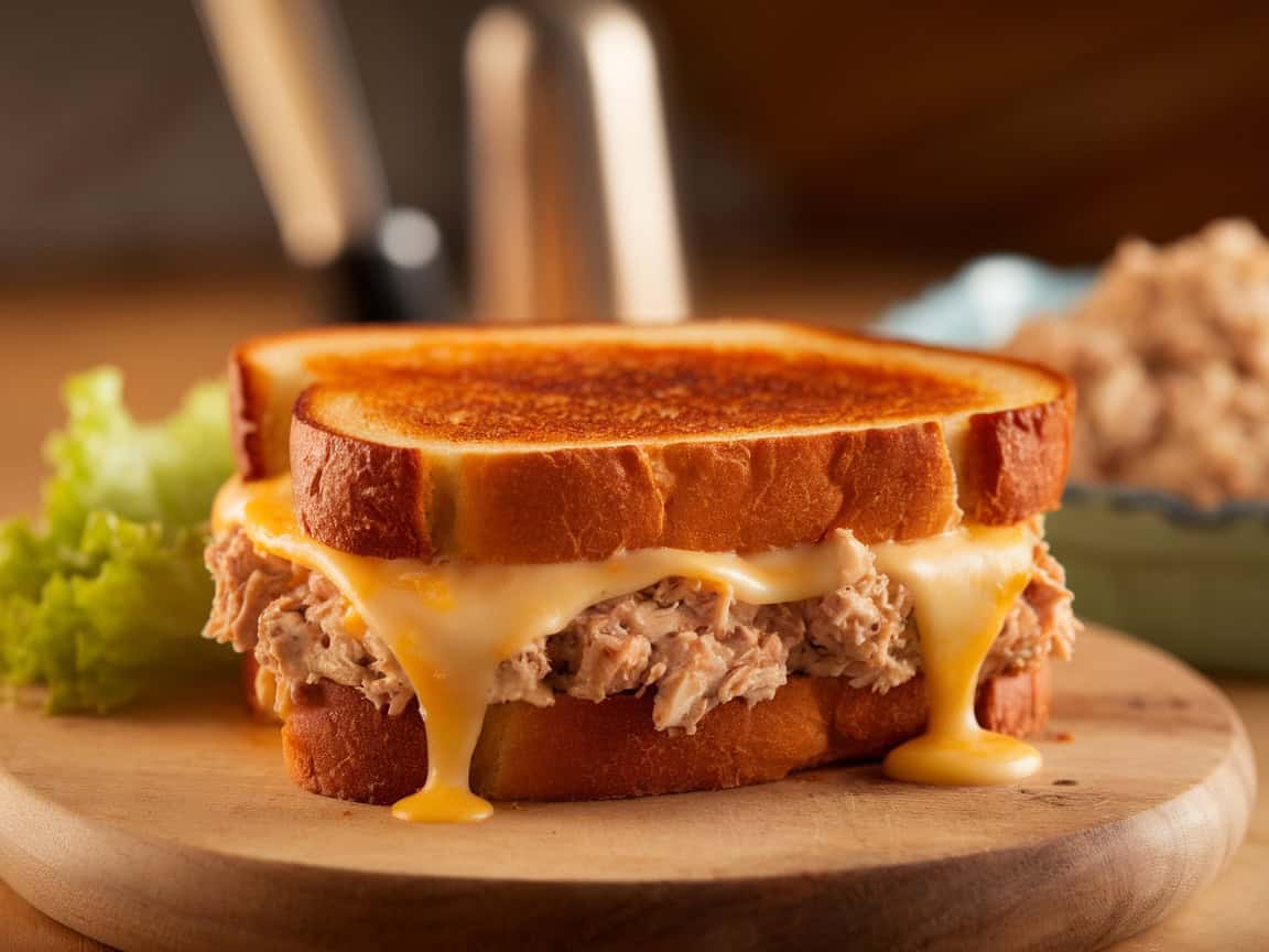Sandwiches That Go Perfectly With Coffee 14 14. Melted Goodness: Tuna Melt Sandwich