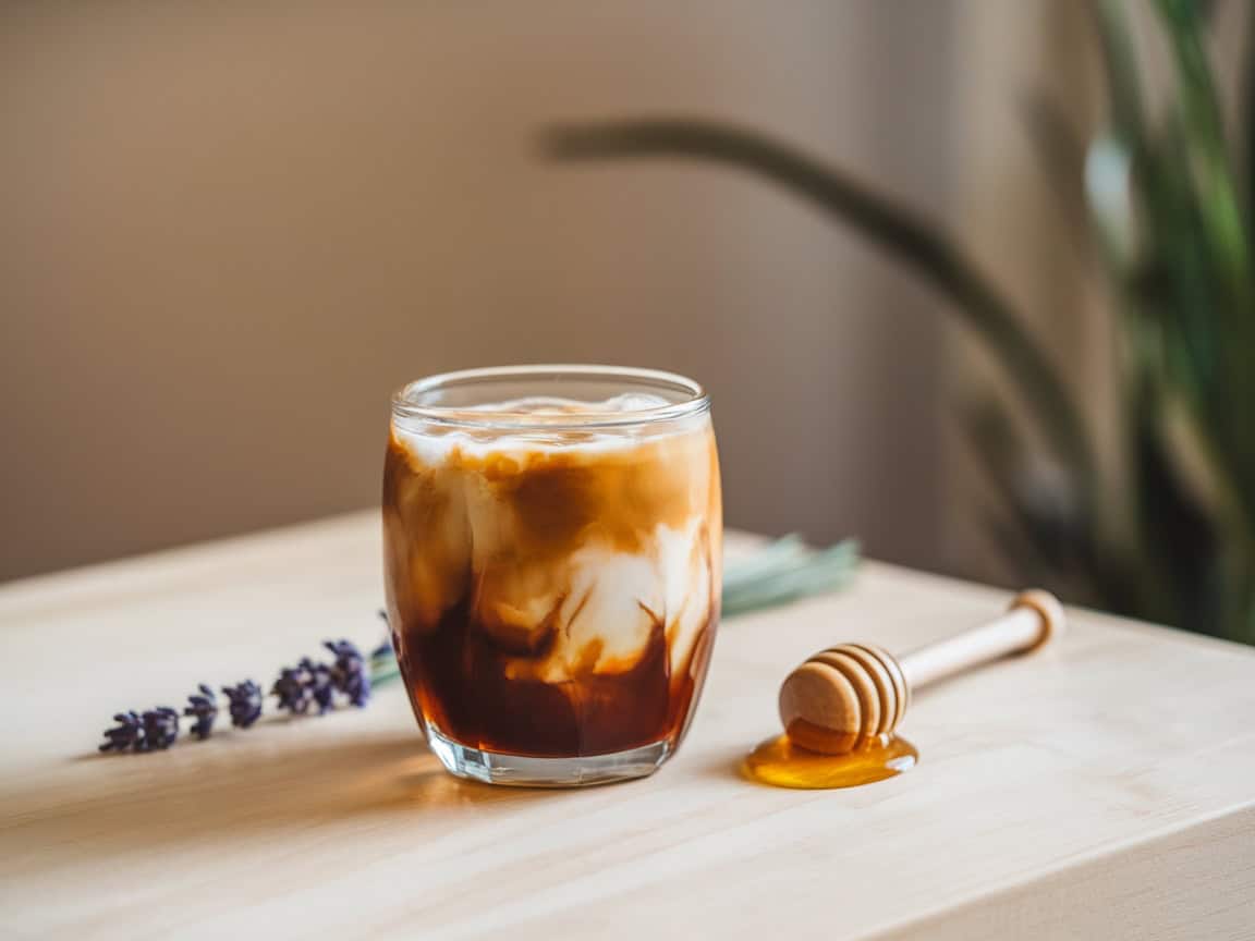 Build Your Best Brew with These 15 Cold Brew Coffee Ideas 9 9. Floral Notes with Lavender Honey Cold Brew