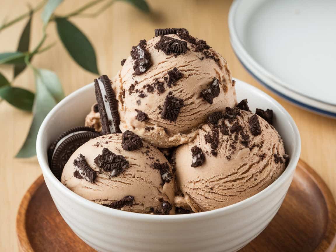 Treat Yourself with These 14 Cold Brew Coffee Ice Cream Recipes 7 7. Cold Brew Coffee Oreo Ice Cream