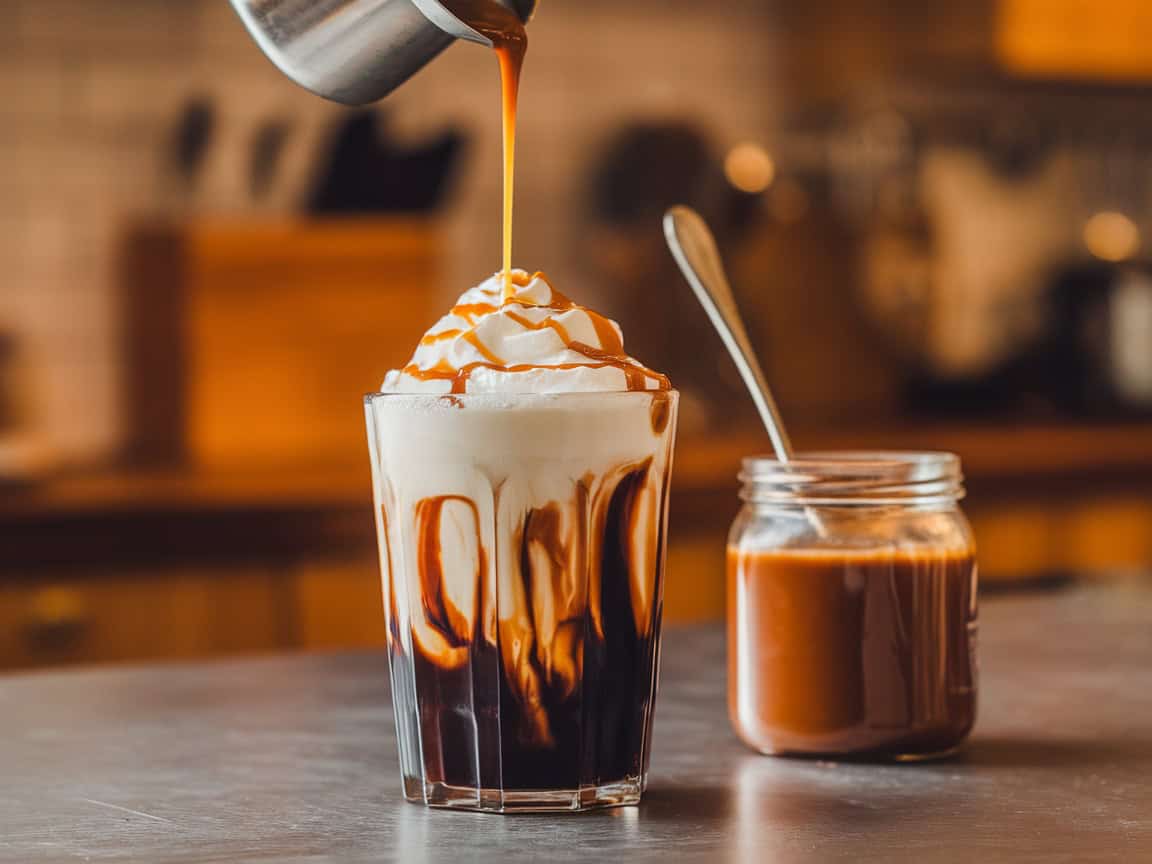Chill and Brew with These 14 Easy No-Equipment Coffee Drinks 10 11. Caramel Drizzle Cold Brew