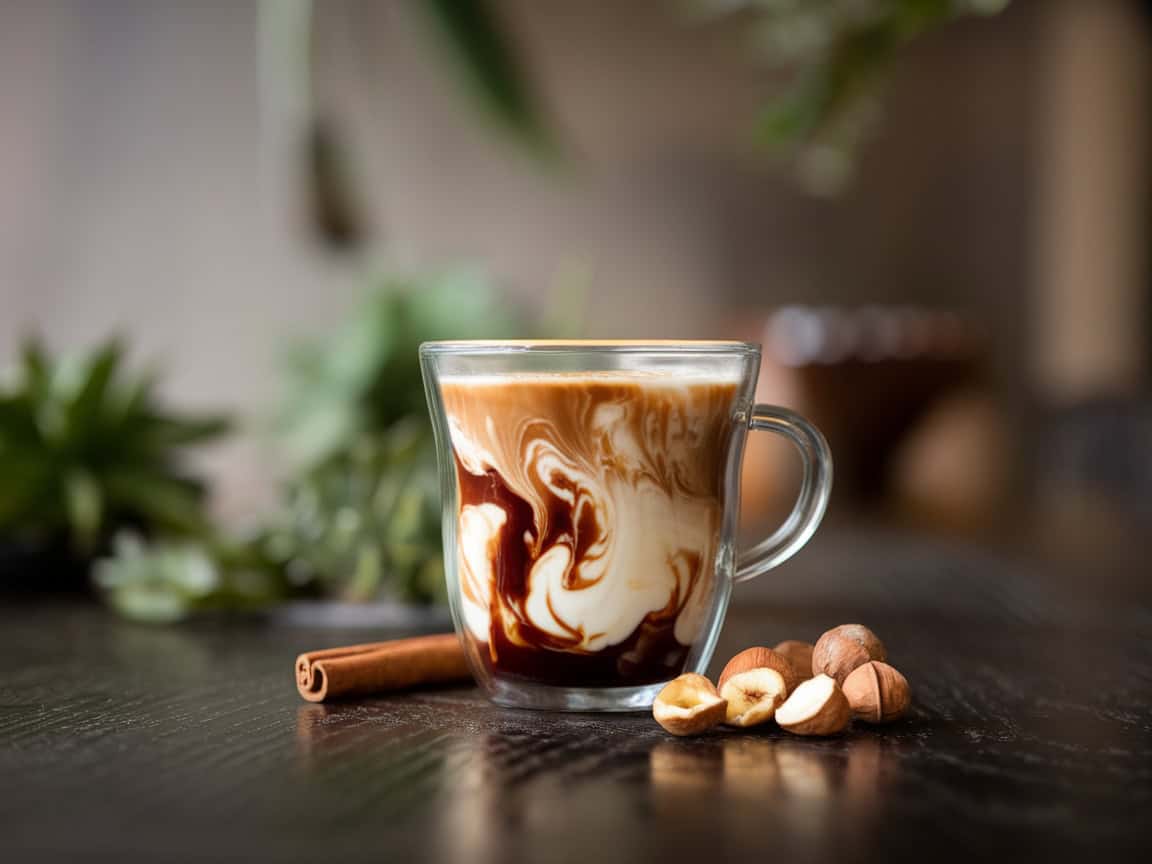 Brew It Vegan with These 15 Dairy-Free Cold Brew Coffee Ideas 6 6. Hazelnut Heaven Cold Brew Coffee