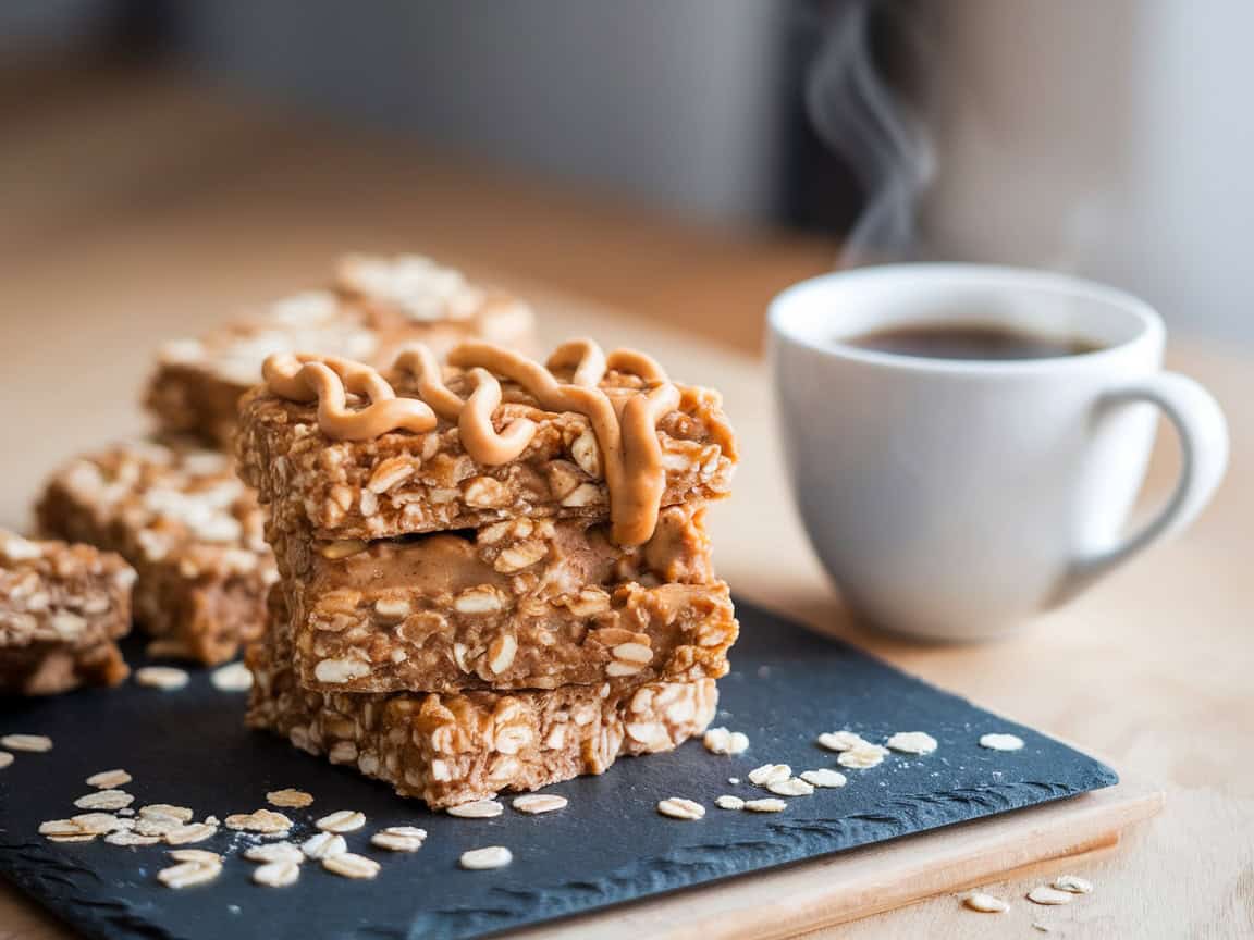 Elevate Your Coffee Time with These 15 Vegan Treats 10 10. Hearty Vegan Peanut Butter Oatmeal Bars