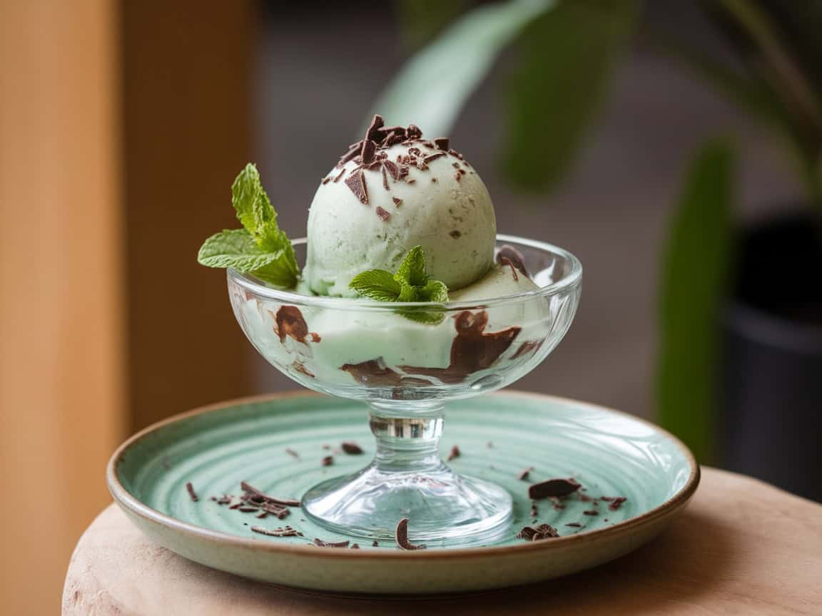 Coffee Sorbet Treats for a Refreshing Afternoon 9 9. Mint Mocha Sorbet