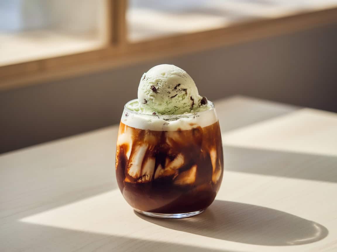 Make Summer Delicious with These 15 Cold Brew Coffee Float Ideas 5 5. Mint Chip Cold Brew Float
