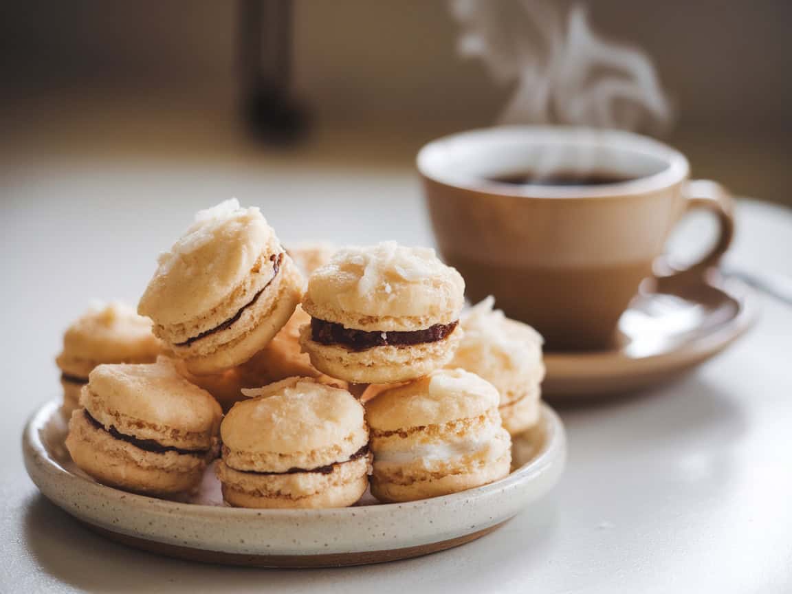 Elevate Your Coffee Time with These 15 Vegan Treats 7 7. Sweet and Chewy Coconut Macaroons